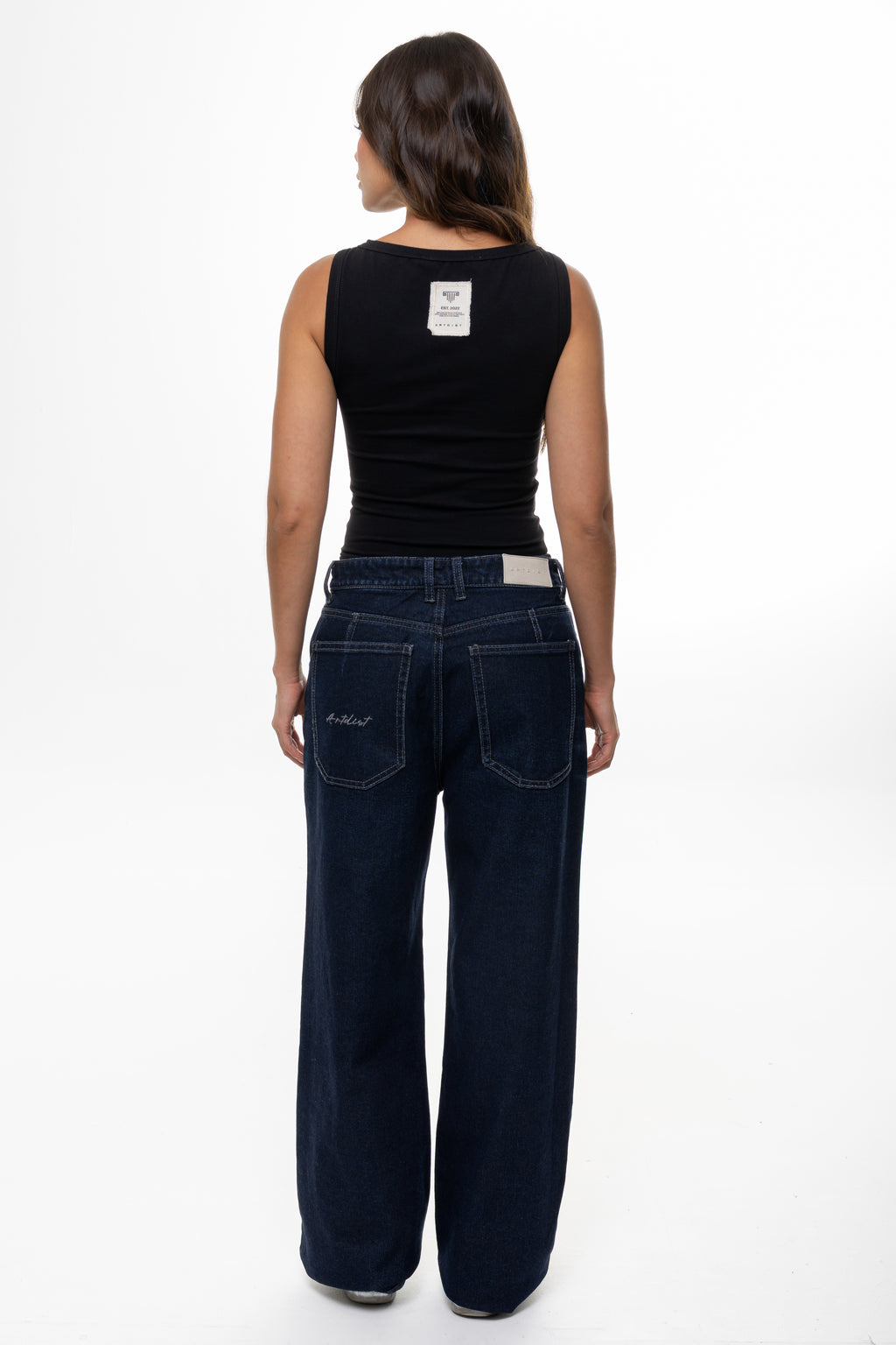Grain Black Tank Top