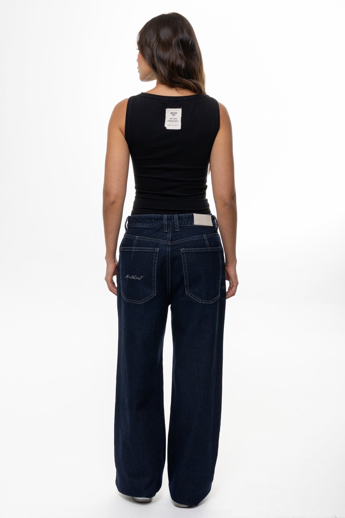 Grain Black Tank Top