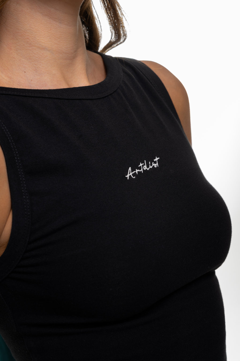 Grain Black Tank Top