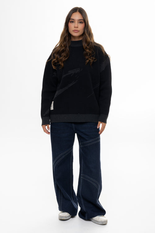 Archive Black Sweater Femenino