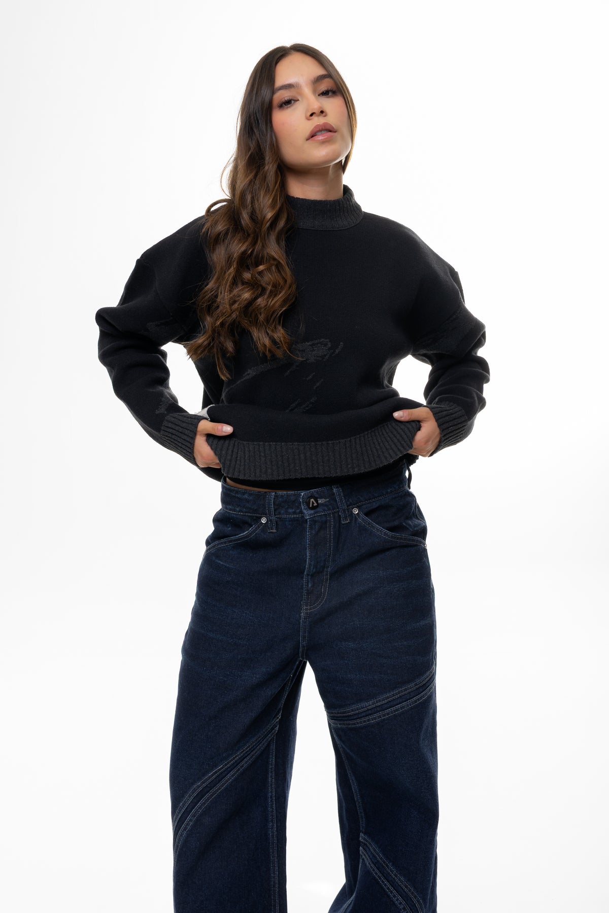 Archive Black Sweater Femenino