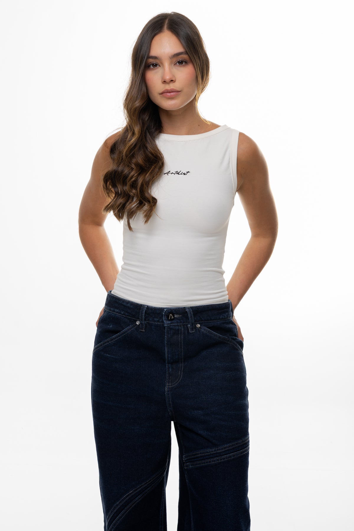 Grain Ivory Tank Top