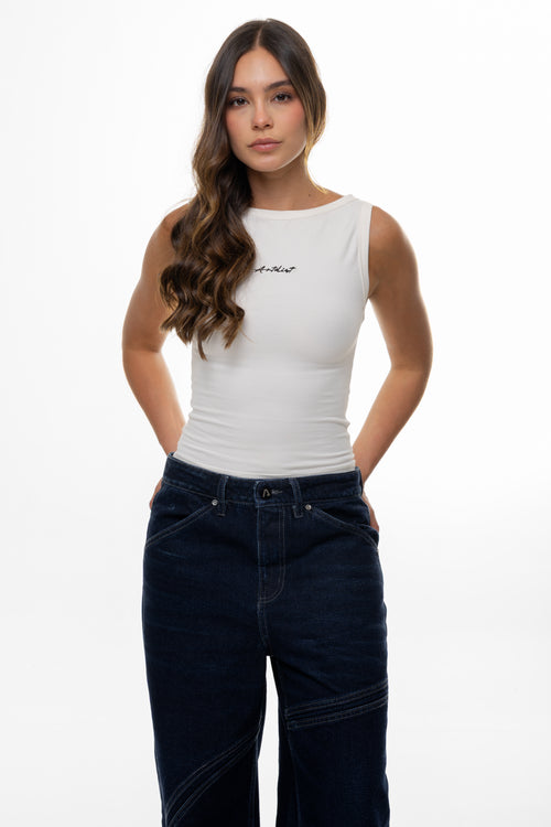Grain Ivory Tank Top