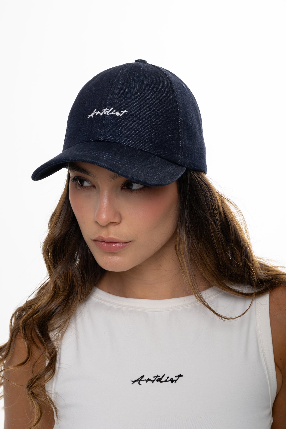 Tonal Denim Cap