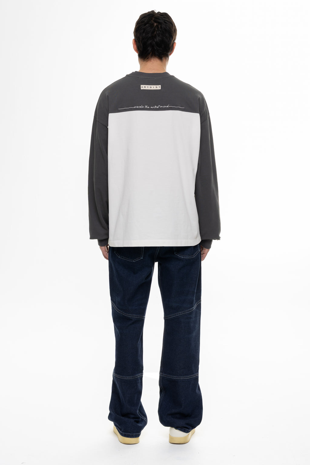 Panel Gray Regular Fit Longsleeve
