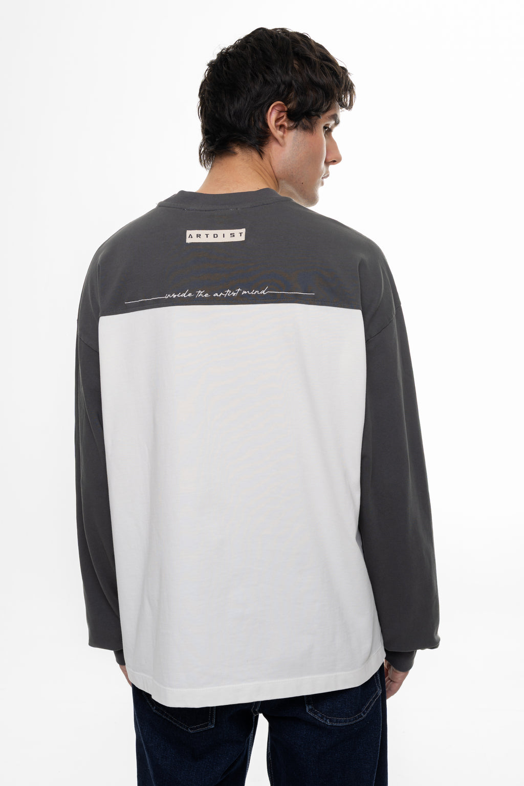Panel Gray Regular Fit Longsleeve