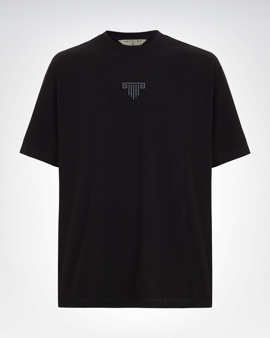 Doric Black Regular Fit T-Shirt