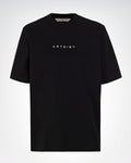 Trace Black Semioversized Fit T-Shirt
