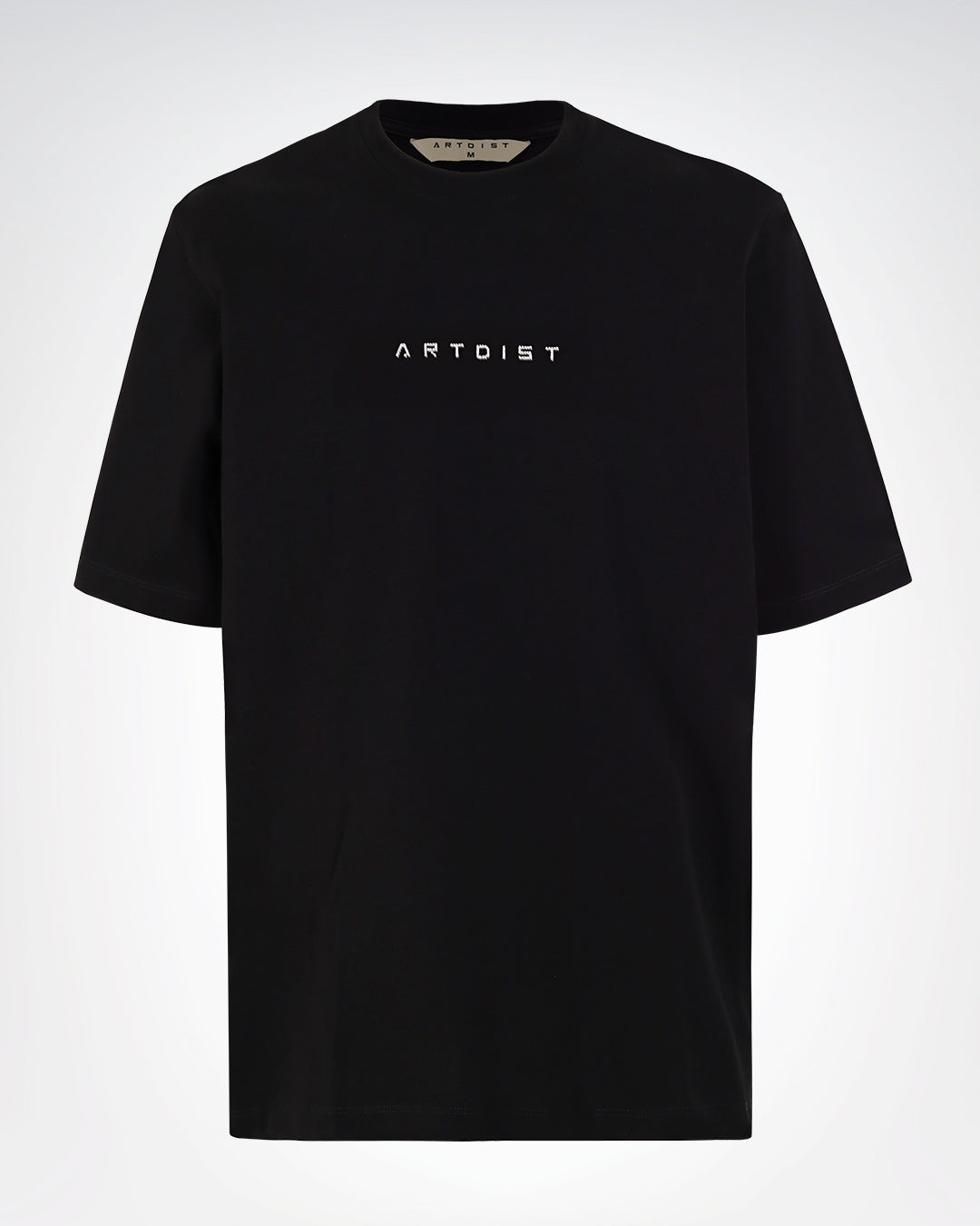 Trace Black Semioversized Fit T-Shirt
