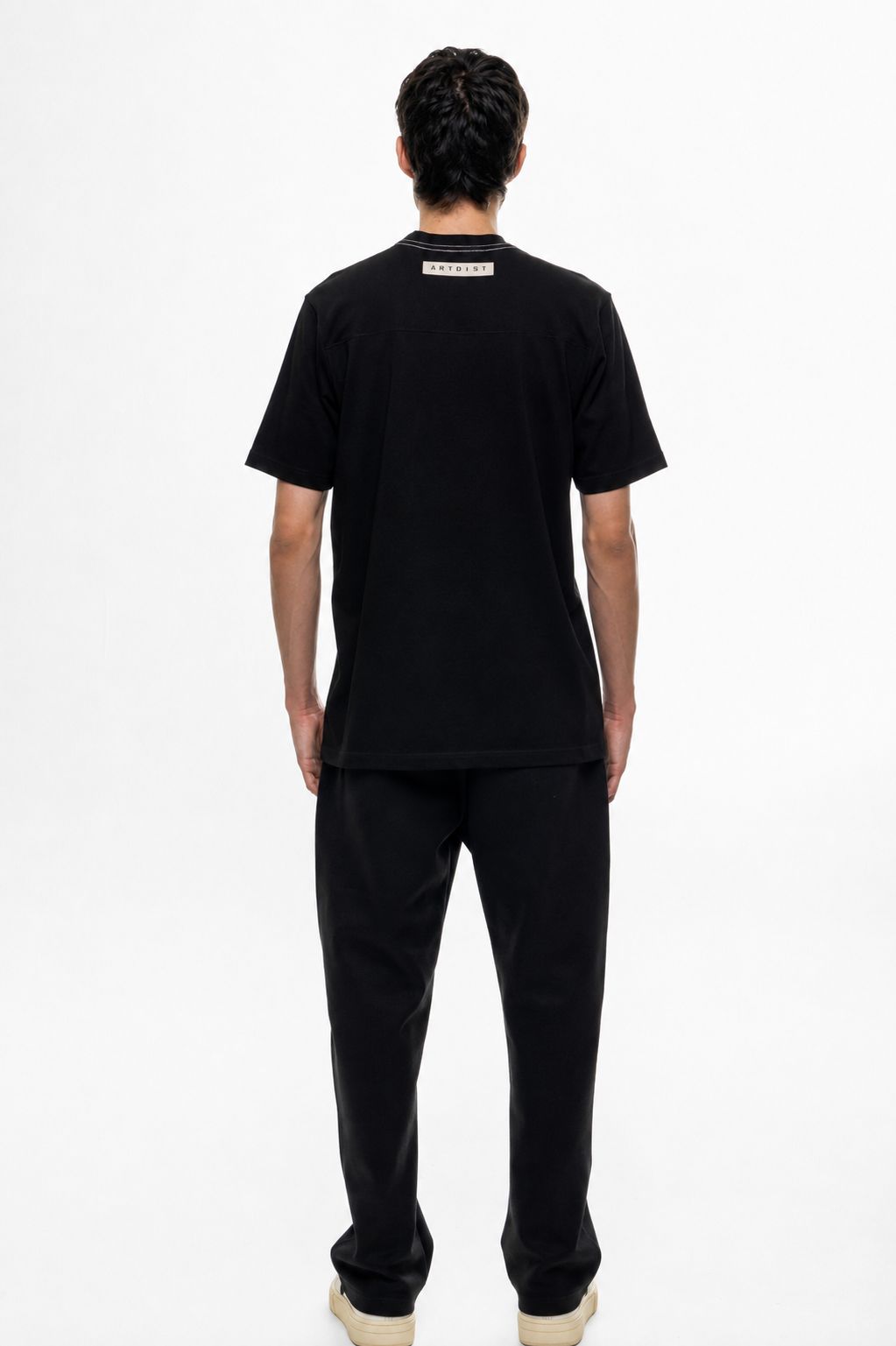 Stroke Black Regular Fit T-Shirt